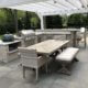 Paver Patio Outdoor Dining Outdoor Kitchen Pergola Northbrook IL