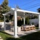 Pergola with heaters and TV northbrook, il