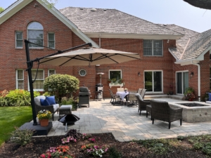 Patio and plantings Libertyville IL