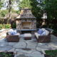 Outdoor Fireplace With Seating Northbrook IL